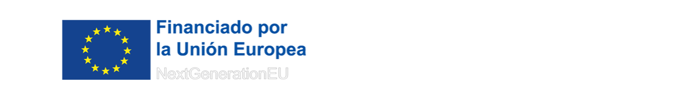 Logo-UE-PRTR-Blanco Logotipo de Financiado por la Unión Europea y Logotipo de Plan de Recuperación Transformación y Resiliencia